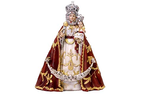 DRW Figura Virgen de la Fuensanta (Murcia) Resina 18 cm con Caja de Regalo con la Historia