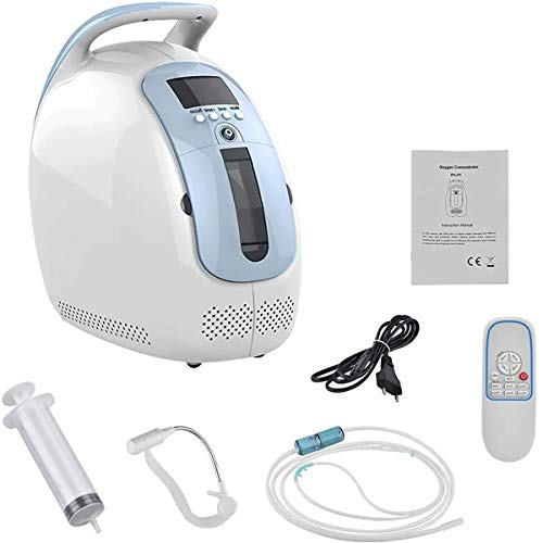 EEUK Concentrador de Oxígeno Portatil 1-5 L/min Generador Ajustable 93% Concentrador de Oxígeno Portátil con un Kit de Combinación de Atomización para Absorción de Oxígeno a Largo Plazo EEUK Concentrador de Oxígeno Portatil 1-5 L/min Generador Ajustable 93% Concentrador de Oxígeno Portátil con un Kit de Combinación de Atomización para Absorción de Oxígeno a Largo Plazo