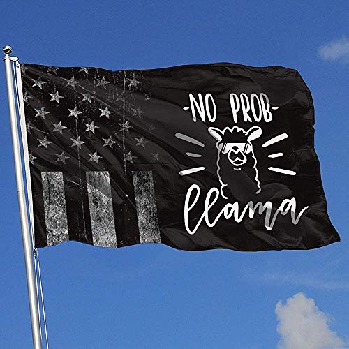Elaine-Shop Banderas al Aire Libre desgastadas Bandera de EE. UU. No Prob Llama Bandera de 4 * 6 pies para decoración del hogar Fanático de los Deportes Fútbol Baloncesto Béisbol Hockey Elaine-Shop Banderas al Aire Libre desgastadas Bandera de EE. UU. No Prob Llama Bandera de 4 * 6 pies para decoración del hogar Fanático de los Deportes Fútbol Baloncesto Béisbol Hockey