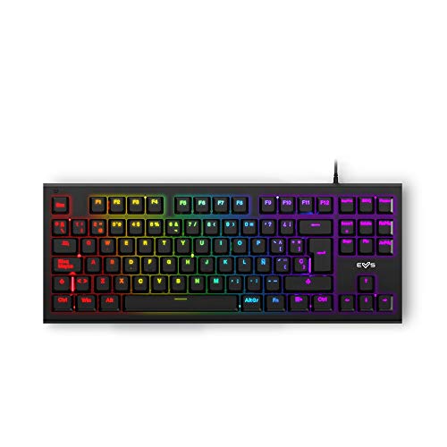 Energy Sistem Gaming Keyboard ESG K6 Mechanik (Teclado USB, Luces LED Efecto Rainbow, Teclado mecánico TKL) Energy Sistem Gaming Keyboard ESG K6 Mechanik (Teclado USB, Luces LED Efecto Rainbow, Teclado mecánico TKL)