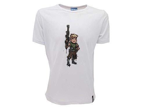 Epic Games Camiseta original de Fortnite para niño, de piel con inicial, de color blanco blanco 9-10 Años Epic Games Camiseta original de Fortnite para niño, de piel con inicial, de color blanco blanco 9-10 Años