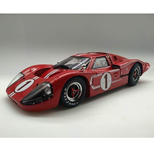 Escala 1:18 de fundición a presión Modelo de Coche/Compatible con 1967 Ford GT40 MKIV/aleación Modelo de Coche Completo Sports Car Modelo Colección Exposición Modelo de Coche