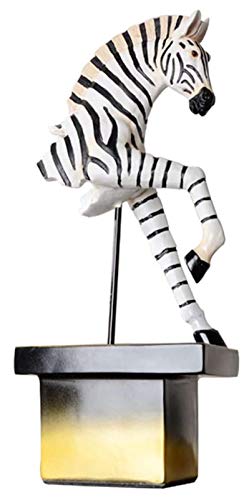Escultura de escritorio Decoración de la estatua de caballo decorativo, cebra busto escultura artesanía animal joyería de escritorio resina decoración decoración accesorios arte figurines Escultura de escritorio Decoración de la estatua de caballo decorativo, cebra busto escultura artesanía animal joyería de escritorio resina decoración decoración accesorios arte figurines