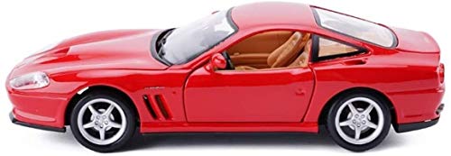 Etrustante Modelo de Coche 1:24 Ferrari 550 Adornos de Juguetes de Maranello Colección de Autos Deportivos
