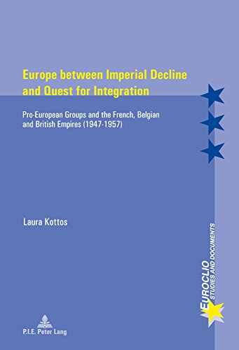 Europe between Imperial Decline and Quest for Integration: Pro-European Groups and the French, Belgian and British Empires (19471957) (Euroclio Book 97) (English Edition)