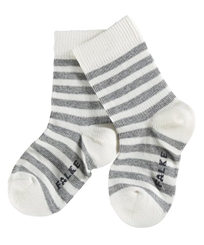 Falke Stripe Calcetines, Marfil (Off White 2041), 6-12 meses (Talla del fabricante: 74-80) para Bebés