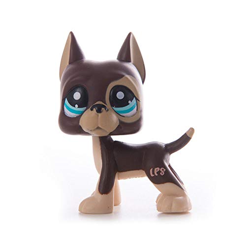 FANLLOOD LPS Cat Little Pet Shop Great Dane Dog Colección de muñecas Figuras de acción Juguetes Modelo para niñas Niños, Great Dane, 8