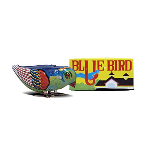 FANMEX - Fantastik - Pájaro de hojalata mecánico - Pajarito a Cuerda picoteador