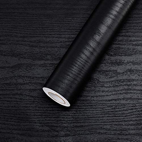 Fantasnight Papel Adhesivo para Muebles Pegatina Madera Negra 40X300cm Impermeable Vinilo Decorativo Adecuado para la Renovación de Muebles Navidad Fantasnight Papel Adhesivo para Muebles Pegatina Madera Negra 40X300cm Impermeable Vinilo Decorativo Adecuado para la Renovación de Muebles Navidad