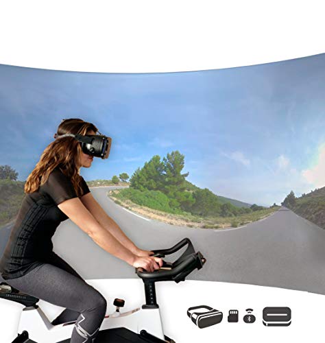 Fit Immersion - Kit de entrenamiento deportivo para bicicleta interior en realidad virtual para Android (tarjeta microSD)