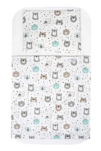 FlyIdeas Juego 4 Pza Sabanas Minicuna Colecho Next2Me 50x83cm | 1 Sabana Bajera 1 Protector Colchon 1 Sabana Encimera y 1 Funda de Almohada | 100% Algodon Organico Cert OEKO-TEX, Hecho en EU FlyIdeas Juego 4 Pza Sabanas Minicuna Colecho Next2Me 50x83cm | 1 Sabana Bajera 1 Protector Colchon 1 Sabana Encimera y 1 Funda de Almohada | 100% Algodon Organico Cert OEKO-TEX, Hecho en EU