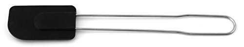 FM Professional Espatula 28/ 6X3Cm, Acero, Inoxidable y Negro, 28 cm FM Professional Espatula 28/ 6X3Cm, Acero, Inoxidable y Negro, 28 cm