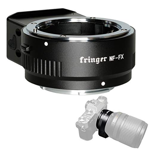 Fringer NF-FX Anillo adaptador de lente compatible con cámaras Nikon F a Fujifilm X Mount X-T30 X-Pro3 X-T4 X-S10