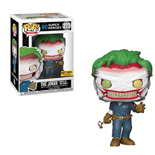 Funko Pop Heroes : DC Super Heroes - The Joker (Death of The Family Exclusive) Figure Gift Vinyl 3.75inch for Villain Heros Movie Fans Chibi