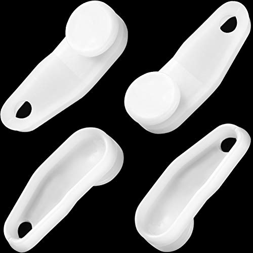 Ganchos de Riel de Cortina Ganchos de Cortina de Plástico Blancos Deslizador para Cortina de Ventana y Ducha, 50 Piezas Ganchos de Riel de Cortina Ganchos de Cortina de Plástico Blancos Deslizador para Cortina de Ventana y Ducha, 50 Piezas