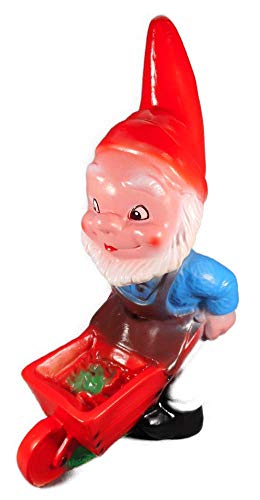 GOM - Gnomo de jardín (29 x 19 cm, PVC), diseño de enano GOM - Gnomo de jardín (29 x 19 cm, PVC), diseño de enano