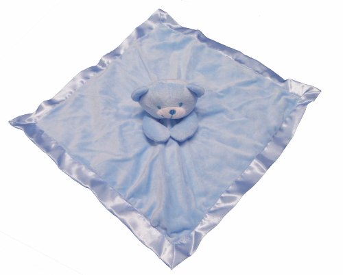 Gorgeous Blue Boys Supersoft Plush Velour Teddy Bear Baby Comforter/Blanket by Comforter