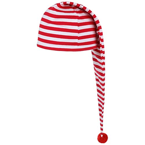 Gorro para Dormir gorro de enanogorro de punta (talla única - rojo)