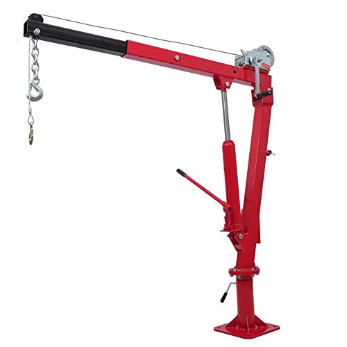Grúa de recogida con cable y cabrestante, 900 kg. Grúa de taller Grúa hidráulica Cabrestante Manual para vehículos, jeeps y camionetas, función giratoria de 360 ° Grúa de recogida con cable y cabrestante, 900 kg. Grúa de taller Grúa hidráulica Cabrestante Manual para vehículos, jeeps y camionetas, función giratoria de 360 °