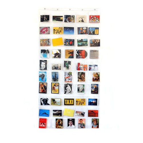 HAB & GUT -DV008- Cortina portafotos para 50 Fotos, Postales y carátulas de CD, 172/88 cm