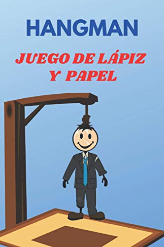 HANGMAN JUEGO DE LÁPIZ Y PAPEL: Libro de actividades para 2 jugadores, para tiempo en familia