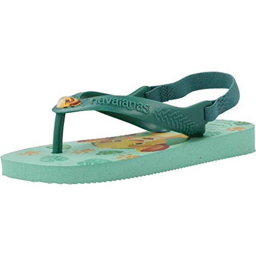 Havaianas Disney Classic II, Sandalias Unisex bebé, Multicolor (Green Dew 7611), 25/26 EU