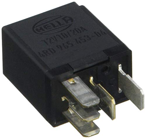 HELLA 4RD 965 453-041 Relé, corriente de trabajo - 12V - 5polos - Diagrama de circuito: W2 - ID conector: C1 - contacto conmutador - sin soporte
