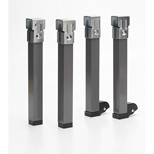 HOGAR24 4 Patas SOMIER METÁLICAS CUADRADAS con Ruedas, 3cm x 3cm, con Abrazadera Alto 25 CM HOGAR24 4 Patas SOMIER METÁLICAS CUADRADAS con Ruedas, 3cm x 3cm, con Abrazadera Alto 25 CM
