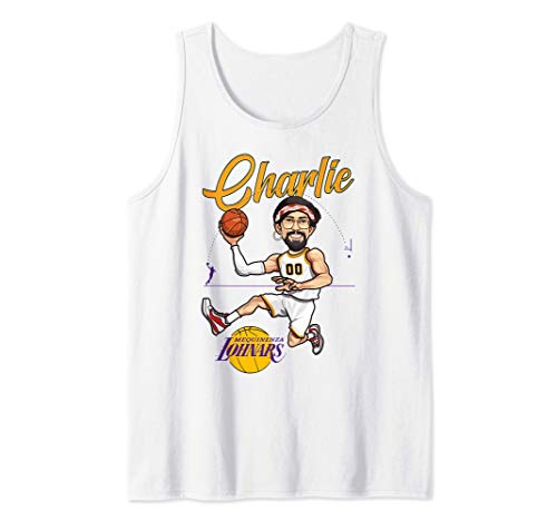 Hombre Charlie Baloncesto Lohnarbeiters Mequinenza Años 80 Camiseta sin Mangas