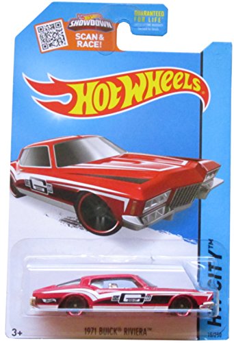 Hot Wheels, 2015 HW City, 1971 Buick Riviera [Red] Die-Cast Vehicle #15/250