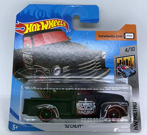 Hot Wheels 2018 '52 Chevy Matt Black 4/10 HW Metro 327/365 (Short Card)