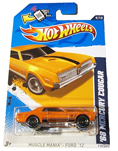Hot Wheels Muscle Mania Ford '12 '68 Mercury Cougar
