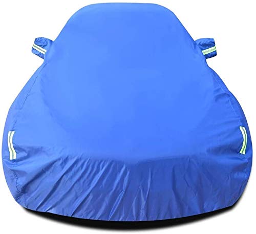 HUIYAN Funda Coche Cubierta De Automóvil Compatible con BMW E46 M3 / M3 CSL / M3 CS / M3 GTR / M3 COMPECTO Coupe/Cabrio |Todo Clima Impermeable Y Transpirable. (Color : Blue-Cotton-Cabrio)