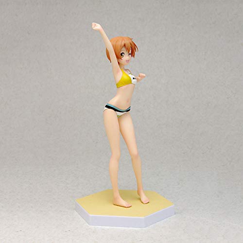 HYKCSS LoveLive Anime Doll Rin Hoshizora Water Versión Estatua Muñeca Escultura Juguete Decoración Modelo Figura Figura 15cm