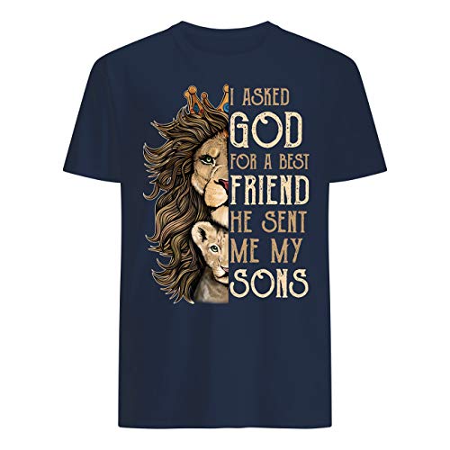 I Asked God TO Send MY Sons Front Print Version Personalized Unisex T-Shirt, Tank Top, Hoodie, Long Sleeve, Sweatshirt for Men Women