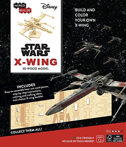 Incredibuilds. Star Wars. X-Wing. 3D Wood Model