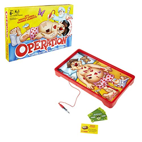 Juego de Mesa Docteur Maboul/Doktor Bibber, Juego de Mesa clásico de operación para niños, Juego de Mesa, Juego de operación médico, Juguetes navideños Juego de Mesa Docteur Maboul/Doktor Bibber, Juego de Mesa clásico de operación para niños, Juego de Mesa, Juego de operación médico, Juguetes navideños