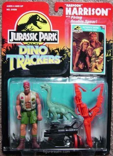 Jurrassic Park 1993 Jurassic Park Dino Trackers Harpoon Harrison by
