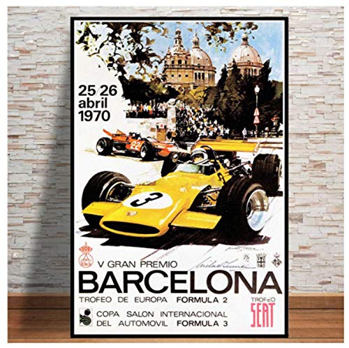 JYSHC Rompecabezas 1000 Piezas Retro Race Car Grand Prix F1 Monaco 1965 MAI Wood Juguetes para Adultos Juego De Descompresión Regalo Tw78Zk