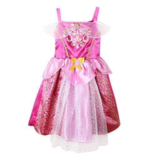 K-youth® Vestidos del tutú del Partido de los Trajes de la Princesa Bling de los Trajes del bebé de Las Muchachas del niños Vestido de niñas Fiesta Ropa niña Bebe para 3 a 8 años
