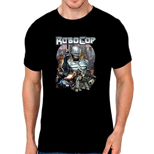 kanyeah Robocop 1987 T Shirt,Black,M