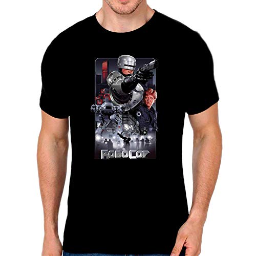 kanyeah Robocop Original Poster T Shirt,Black,XL