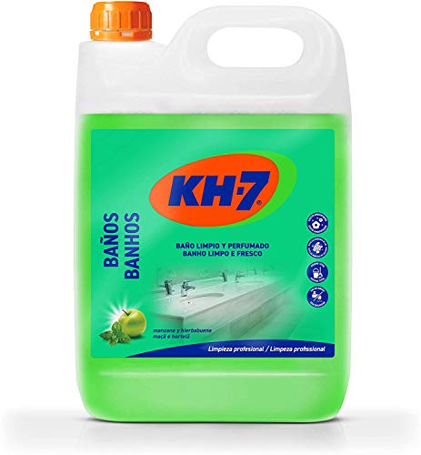 KH-7 Limpiador Baños y Desinfectante - Desinfección sin lejía - Aroma a manzana y hierbabuena
