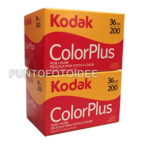 Kodak Color Plus - Carretes de fotos de 35 mm y 200/36, lote de 2 unidades -