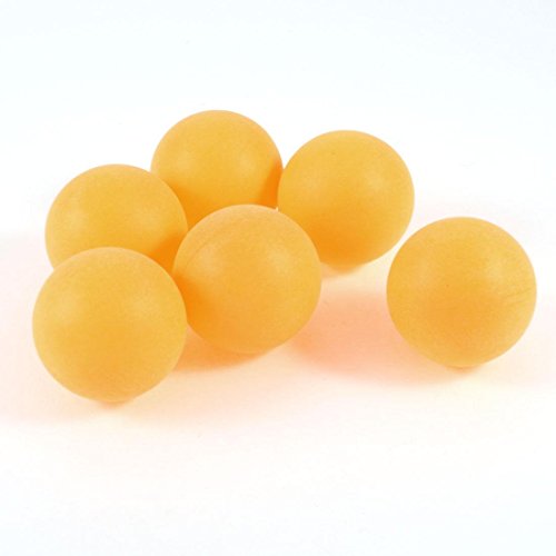 Komonee Color Liso Ping Pong Pelotas de Tenis de Mesa 40 mm Naranja (Paquete de 150)