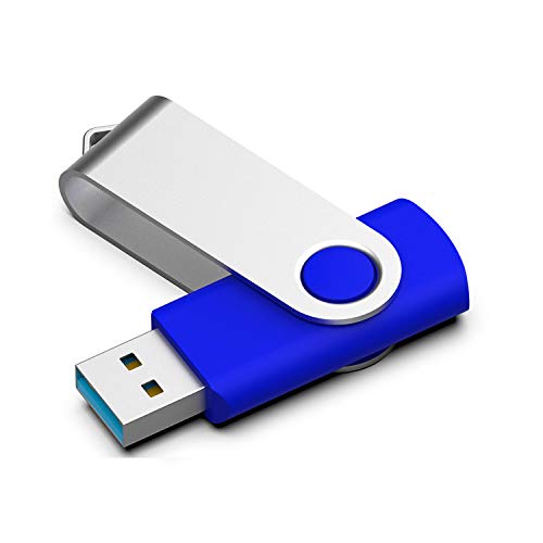 KOOTION Pendrive 64GB 3.0 USB Memoria 64GB 3.0 Flash Drive 64 Gigas USB 3.0 Pincho USB Pen Stick de Alta Velocidad, Azul