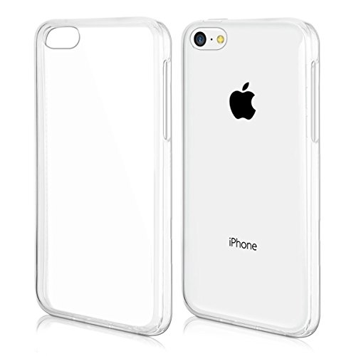 kwmobile Funda Compatible con Apple iPhone 5C - Carcasa de TPU para móvil - Cover Trasero en Transparente