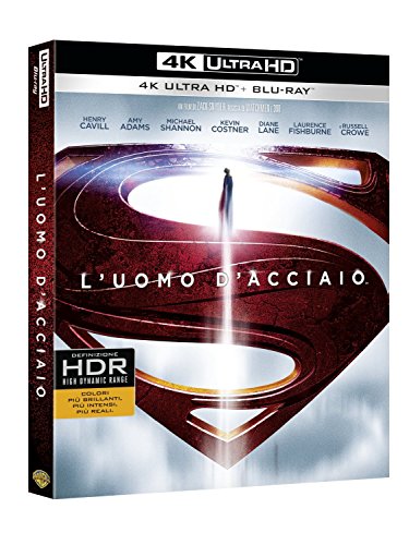 L' Uomo D'Acciaio (Blu-Ray 4K Ultra HD+Blu-Ray+Copia Digitale) [Blu-ray]
