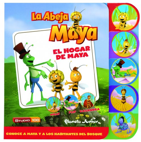 La Abeja Maya. El hogar de Maya: Libro de cartón con pestañas (La Abeja Maya 3D)