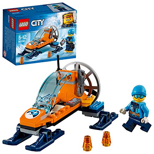 LEGO City - Ártico Trineo Glacial, Juguete Creativo de Construcción para Niños y Niñas de 5 a 12 Años, Incluye Minifigura de Explorador y Vehículo (60190)